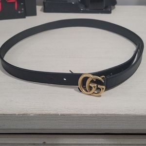 Authentic small GG Gucci belt